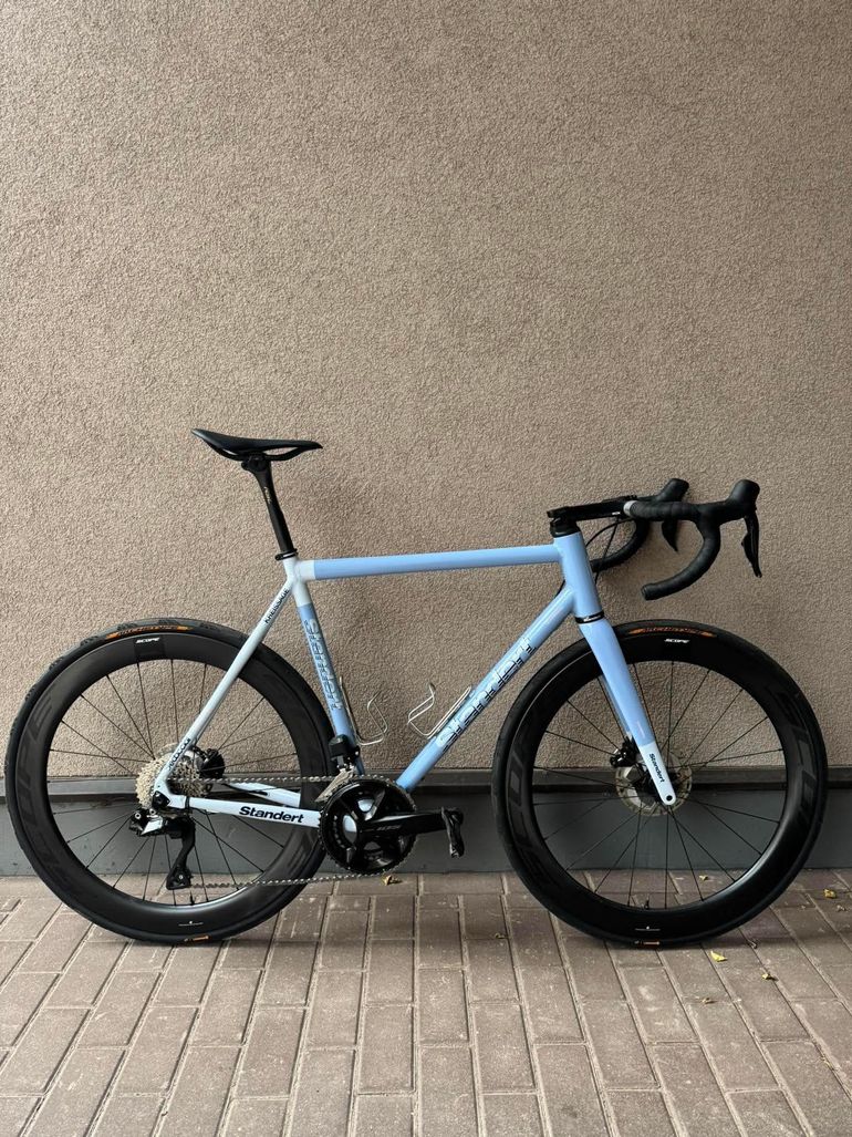 Used Standert Kreissäge DISC Sky Dive Blue Shimano 105 7150 12speed Di2 Groupset 2024 2024 Road & Gravel, Blue — image 3 of 6