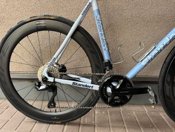 Used Standert Kreissäge DISC Sky Dive Blue Shimano 105 7150 12speed Di2 Groupset 2024 2024 Road & Gravel, Blue — image 6 of 6