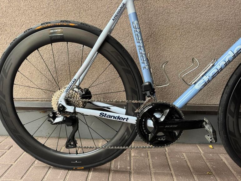 Used Standert Kreissäge DISC Sky Dive Blue Shimano 105 7150 12speed Di2 Groupset 2024 2024 Road & Gravel, Blue — image 6 of 6