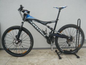 Used Cannondale Rush Carbon Fully 26" 2008 Mountainbike, Blue — image 2 of 10