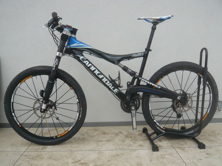 Used Cannondale Rush Carbon Fully 26" 2008 Mountainbike, Blue — image 2 of 10