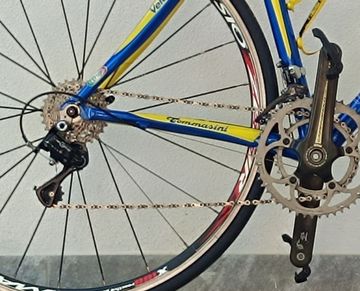 Used Tommasini Custom Campagnolo Record 2004 Road & Gravel, Blue — image 3 of 19