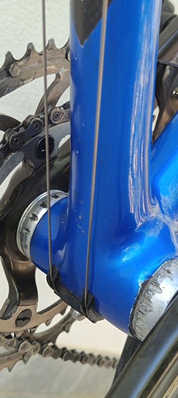 Used Tommasini Custom Campagnolo Record 2004 Road & Gravel, Blue — image 17 of 19