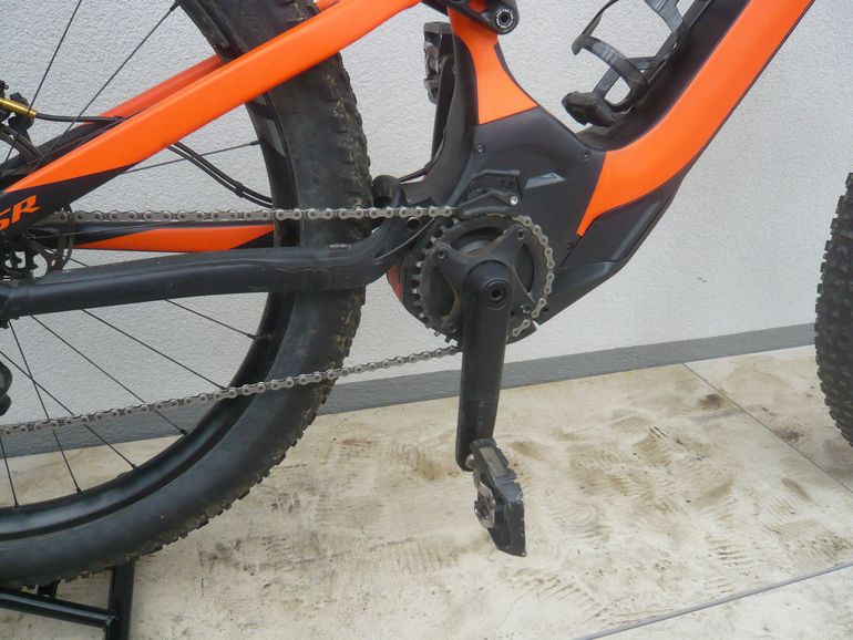 Used Specialized Men's Turbo Levo FSR Expert Carbon 6Fattie/29 2018 2018 Mountainbike, Orange, 29 — image 8 of 11