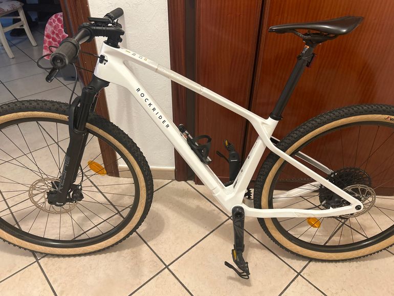 Used ROCKRIDER ROCKRIDER Custom SRAM GX Eagle AXS 2023 Mountainbike, White — image 2 of 4
