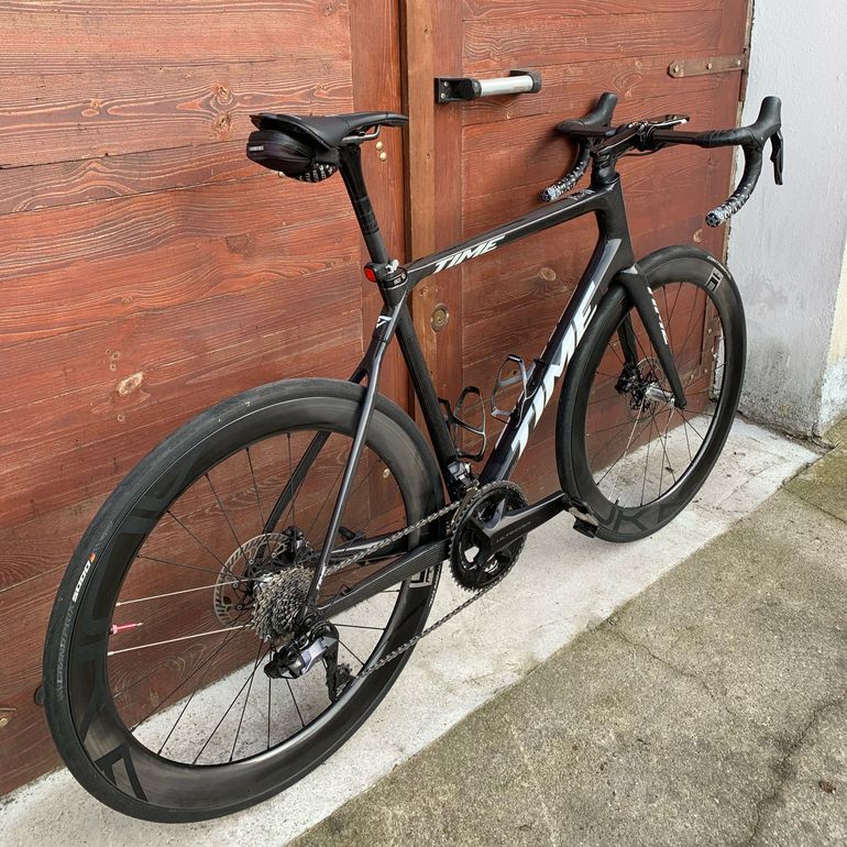 Used Time Alpe D'Huez 2023 Disc Frameset 2023 Road & Gravel, Black — image 2 of 7