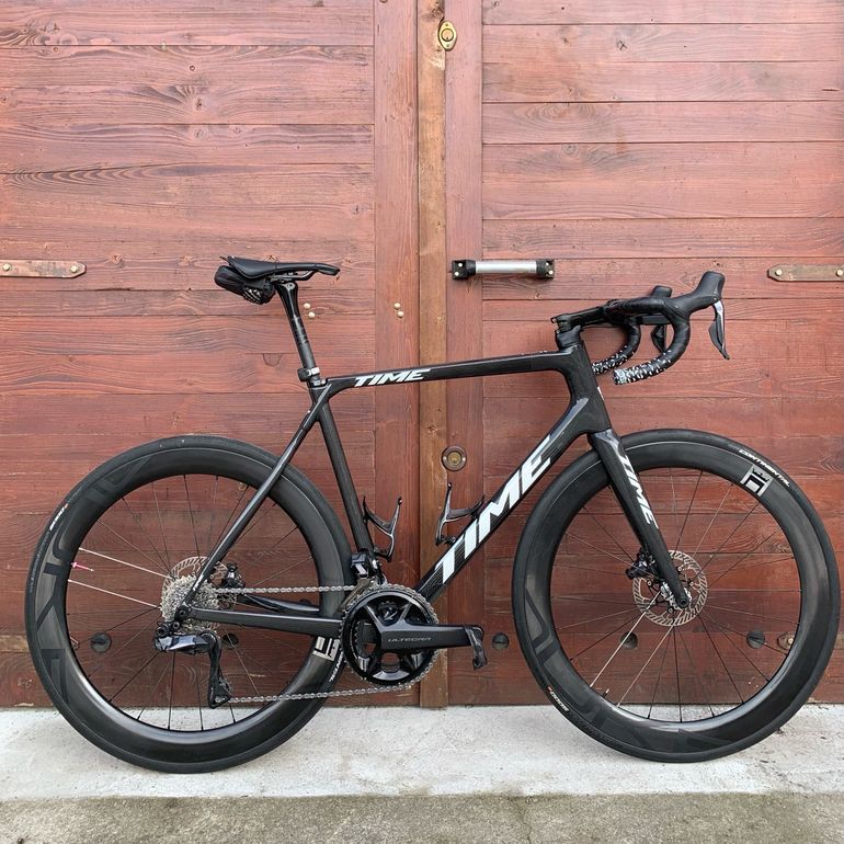 Used Time Alpe D'Huez 2023 Disc Frameset 2023 Road & Gravel, Black — image 1 of 7