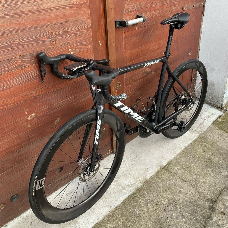 Used Time Alpe D'Huez 2023 Disc Frameset 2023 Road & Gravel, Black — image 5 of 7