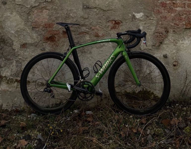 Used Specialized Tarmac SRAM Red 2015 Road & Gravel, Grün — image 1 of 6