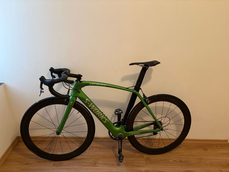 Used Specialized Tarmac SRAM Red 2015 Road & Gravel, Grün — image 2 of 6