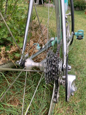 Used Bianchi Custom Campagnolo Record 1992 Road & Gravel, Green — image 7 of 10