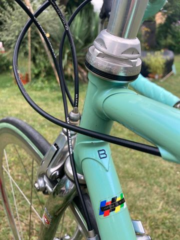 Used Bianchi Custom Campagnolo Record 1992 Road & Gravel, Green — image 8 of 10