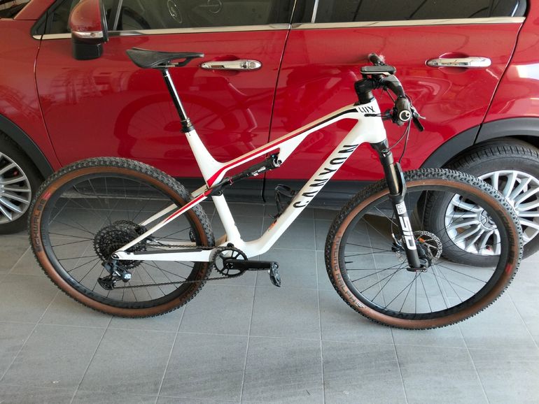 Used Canyon Lux CF 8 2021 2021 Mountainbike, White, 29 — image 1 of 6