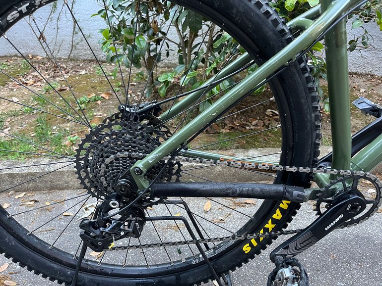 Used Transition TransAM SRAM SX Eagle 2018 Mountainbike, Green — image 3 of 11