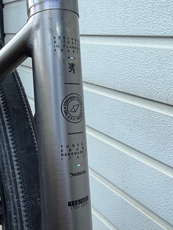 Used TRIBAN GRVL900 Titanium Gravel Bike - GRX 2020 2020 Road & Gravel, Light Gray — image 2 of 3