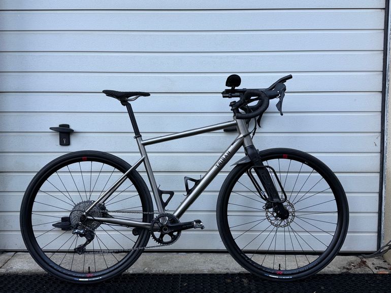 Used TRIBAN GRVL900 Titanium Gravel Bike - GRX 2020 2020 Road & Gravel, Light Gray — image 1 of 3