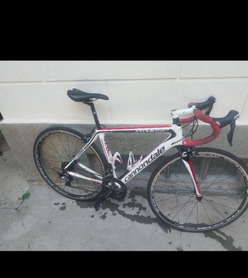 Used Cannondale Synapse Shimano Ultegra 2017 Road & Gravel, White — image 2 of 3