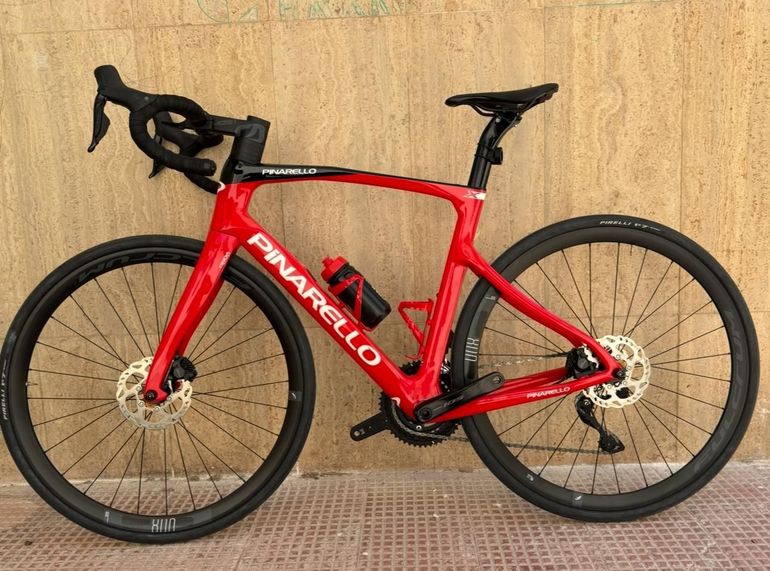 Used Pinarello X3 105 Di2 2024 2024 Road & Gravel, Red — image 2 of 4