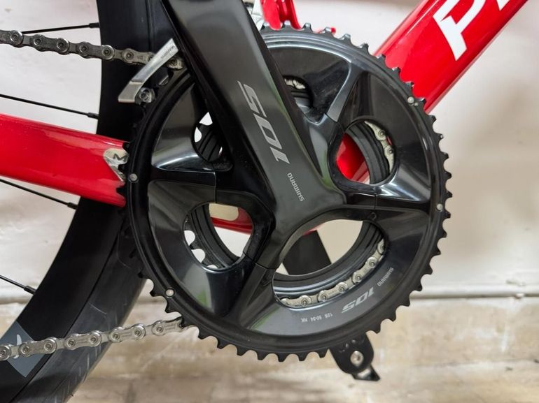 Used Pinarello X3 105 Di2 2024 2024 Road & Gravel, Red — image 3 of 4