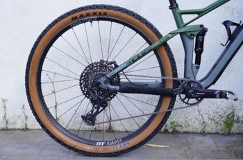 Used CUBE STEREO 120 HPC, TM 29 2022 2022 Mountainbike, Green, 29 — image 3 of 4