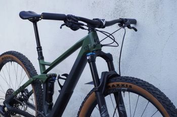 Used CUBE STEREO 120 HPC, TM 29 2022 2022 Mountainbike, Green, 29 — image 2 of 4