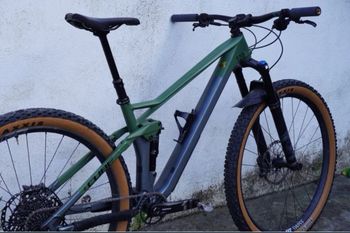 Used CUBE STEREO 120 HPC, TM 29 2022 2022 Mountainbike, Green, 29 — image 4 of 4