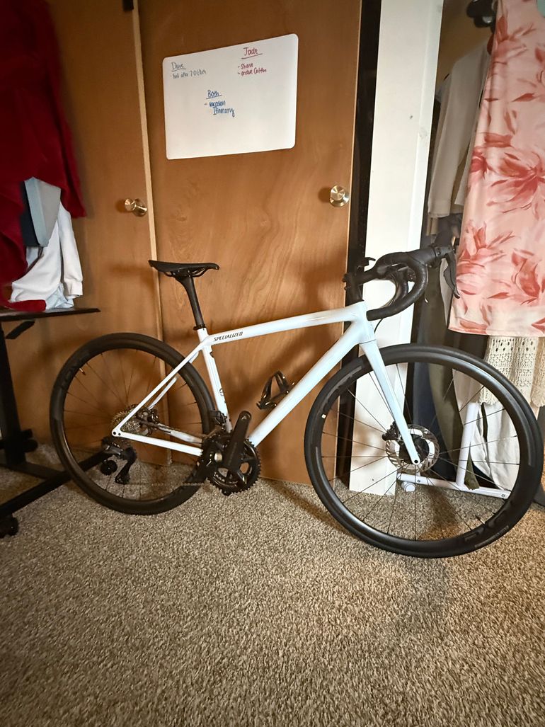 Used Specialized Aethos Pro - Shimano Ultegra Di2 2024 2024 Road & Gravel, White — image 1 of 6