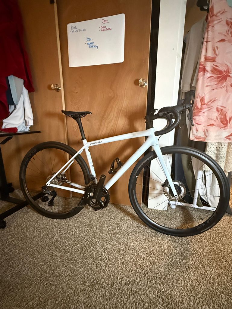 Used Specialized Aethos Pro - Shimano Ultegra Di2 2024 2024 Road & Gravel, White — image 2 of 6
