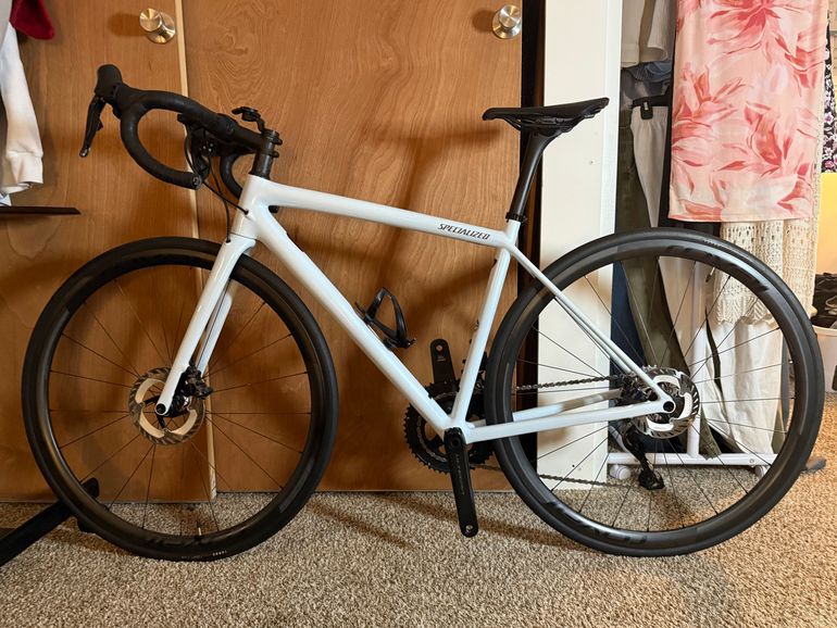 Used Specialized Aethos Pro - Shimano Ultegra Di2 2024 2024 Road & Gravel, White — image 3 of 6