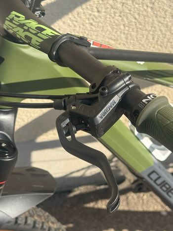 Used CUBE STEREO 150 C:62 RACE 29 2021 2021 Mountainbike, Green, 29 — image 8 of 14
