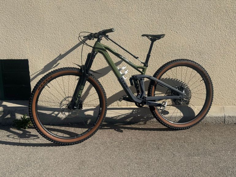 Used CUBE STEREO 150 C:62 RACE 29 2021 2021 Mountainbike, Green, 29 — image 2 of 14