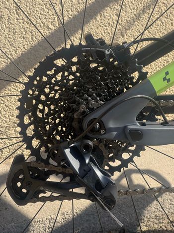 Used CUBE STEREO 150 C:62 RACE 29 2021 2021 Mountainbike, Green, 29 — image 3 of 14