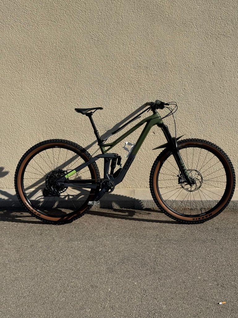 Used CUBE STEREO 150 C:62 RACE 29 2021 2021 Mountainbike, Green, 29 — image 1 of 14