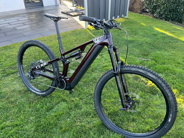 Used CUBE Stereo hybrid SRAM GX Eagle 2024 Mountainbike, Red — image 3 of 4