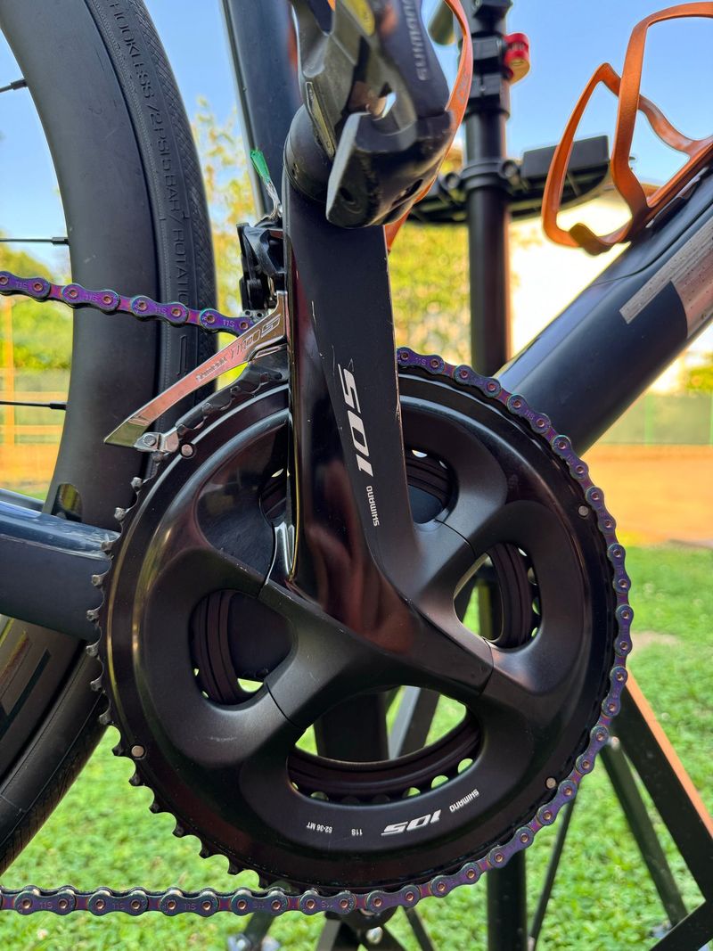 Gebrauchtes Trek Domane Shimano 105 2022 Road & Gravel, Blau — Bild 9 von 25