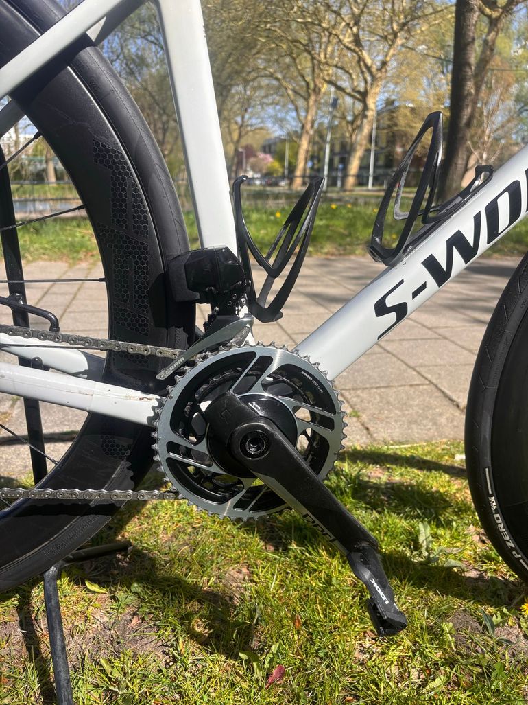 Used Specialized S-Works Roubaix – SRAM Red eTAP AXS 2021 2021 Road & Gravel, Light Gray — image 3 of 8
