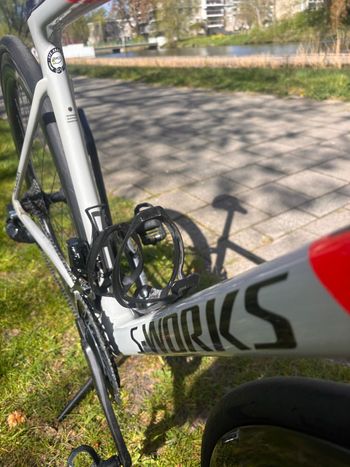 Used Specialized S-Works Roubaix – SRAM Red eTAP AXS 2021 2021 Road & Gravel, Light Gray — image 7 of 8