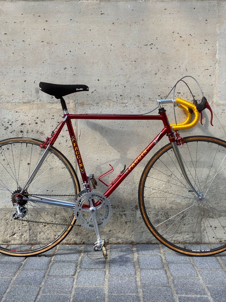 Used Faggin Faggin Custom Campagnolo Record 1986 Road & Gravel, Red — image 1 of 25