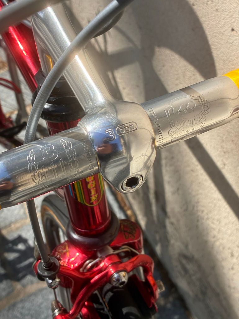 Used Faggin Faggin Custom Campagnolo Record 1986 Road & Gravel, Red — image 10 of 25