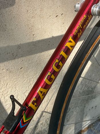 Used Faggin Faggin Custom Campagnolo Record 1986 Road & Gravel, Red — image 14 of 25