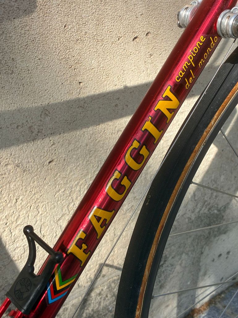 Used Faggin Faggin Custom Campagnolo Record 1986 Road & Gravel, Red — image 14 of 25