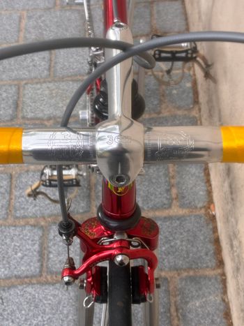 Used Faggin Faggin Custom Campagnolo Record 1986 Road & Gravel, Red — image 6 of 25