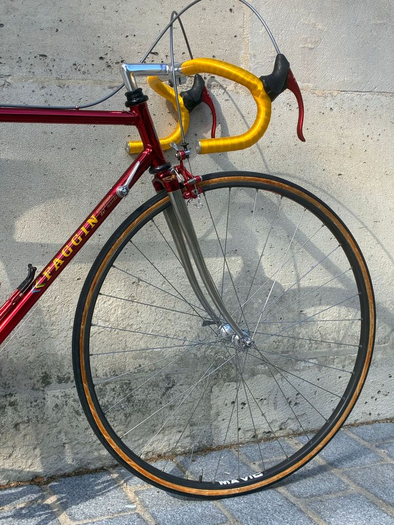 Used Faggin Faggin Custom Campagnolo Record 1986 Road & Gravel, Red — image 25 of 25