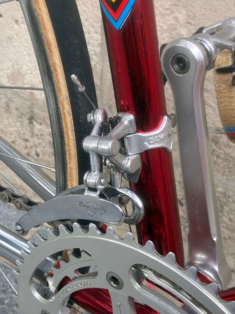 Used Faggin Faggin Custom Campagnolo Record 1986 Road & Gravel, Red — image 17 of 25