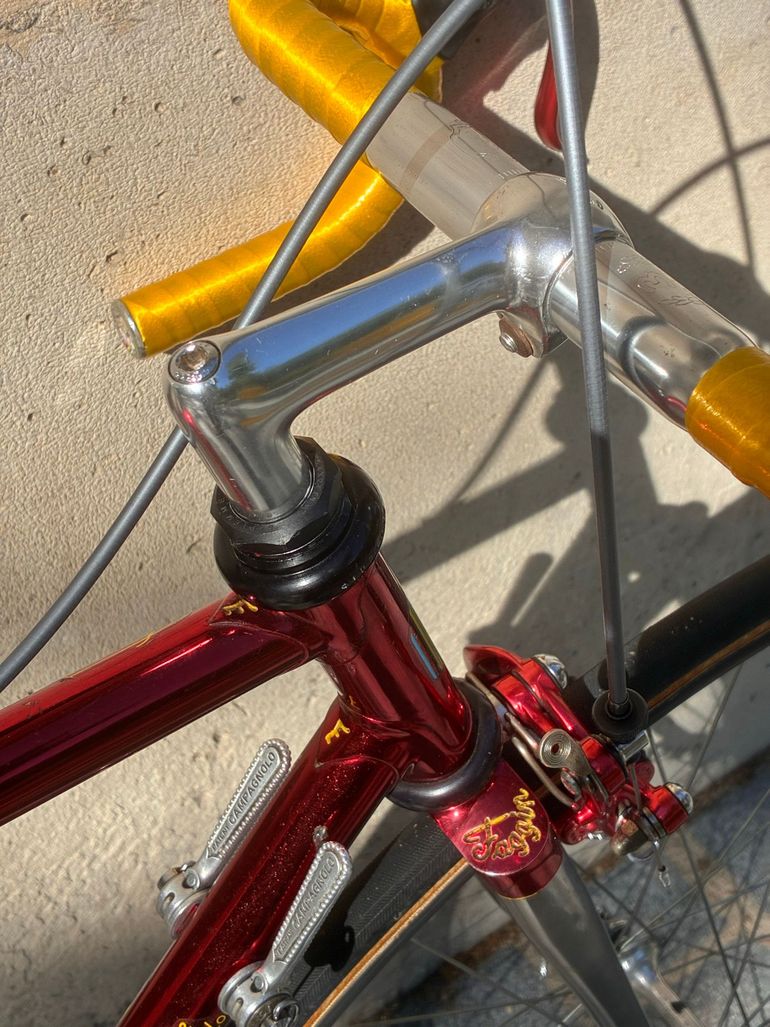 Used Faggin Faggin Custom Campagnolo Record 1986 Road & Gravel, Red — image 9 of 25