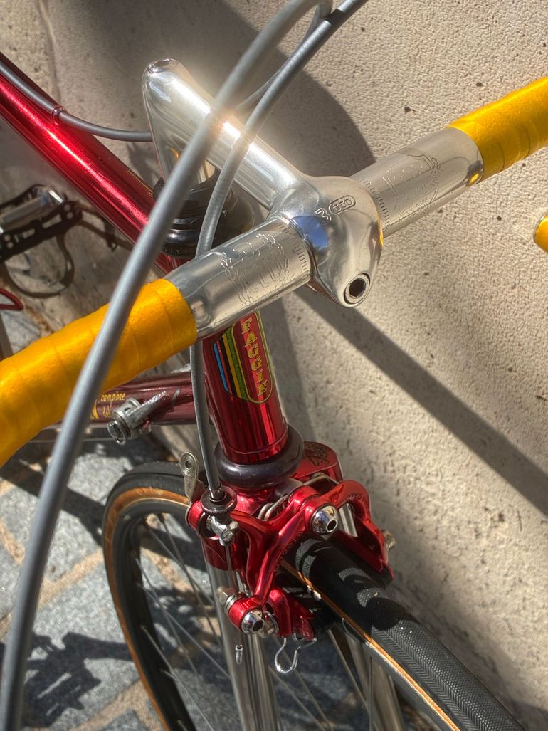 Used Faggin Faggin Custom Campagnolo Record 1986 Road & Gravel, Red — image 8 of 25