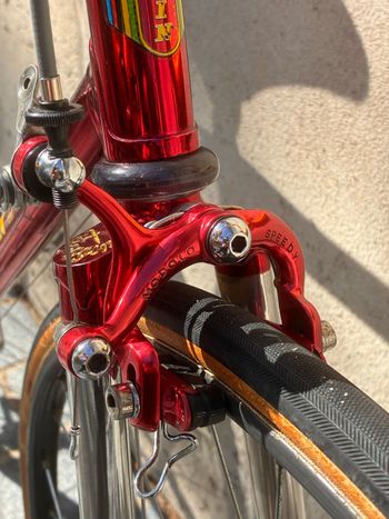 Used Faggin Faggin Custom Campagnolo Record 1986 Road & Gravel, Red — image 11 of 25