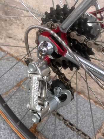 Used Faggin Faggin Custom Campagnolo Record 1986 Road & Gravel, Red — image 21 of 25