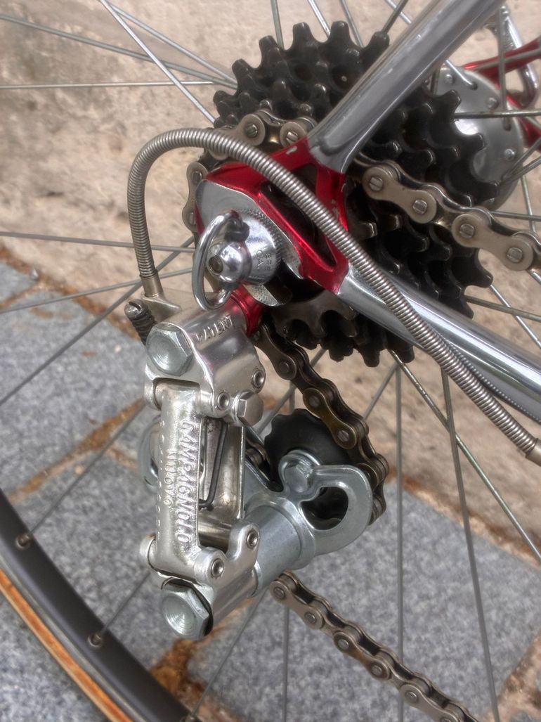 Used Faggin Faggin Custom Campagnolo Record 1986 Road & Gravel, Red — image 21 of 25