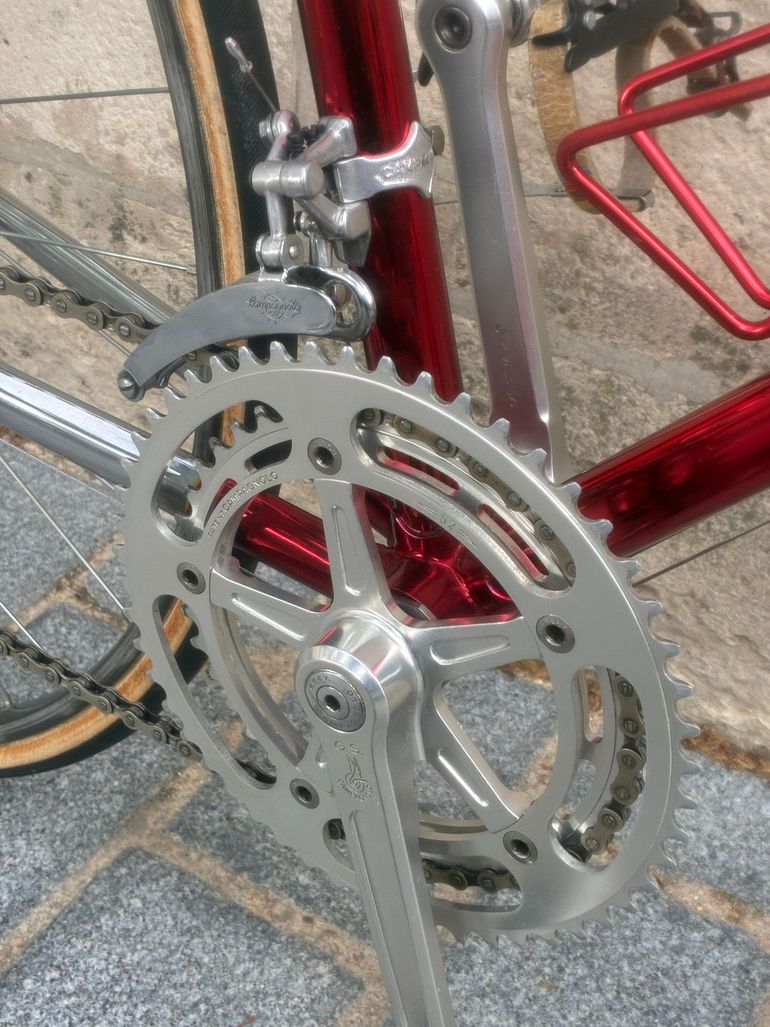 Used Faggin Faggin Custom Campagnolo Record 1986 Road & Gravel, Red — image 16 of 25